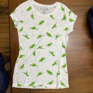 Tops | Juniors Dinosaur Shirt | Poshmark